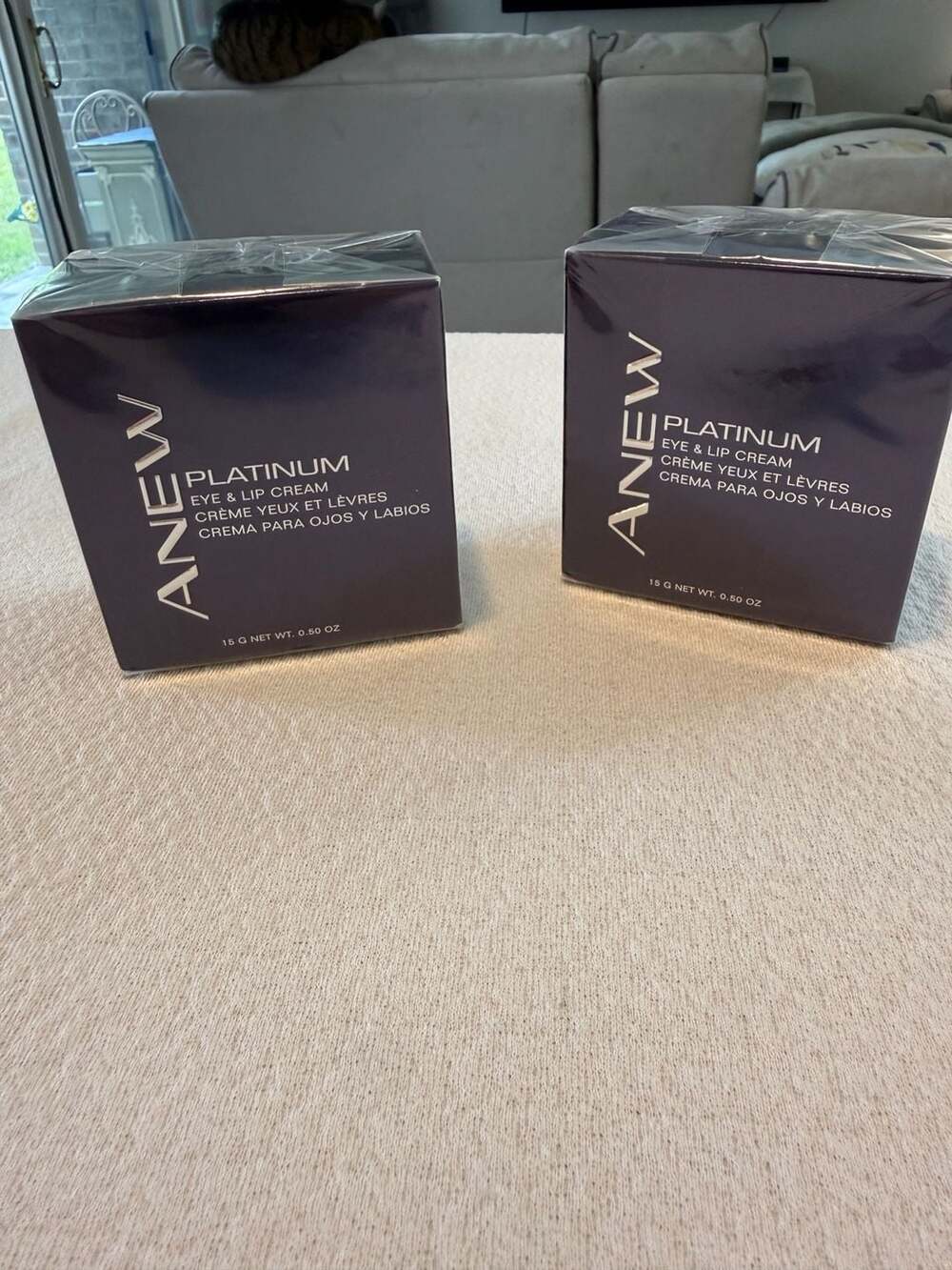 Avon Anew Platinum Eye & Lip Cream 0.50 oz